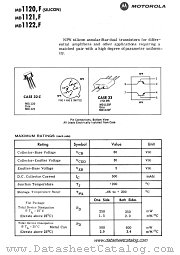 MD1121F datasheet pdf Motorola
