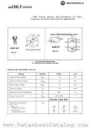 MD1131F datasheet pdf Motorola