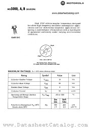 MD5000A datasheet pdf Motorola