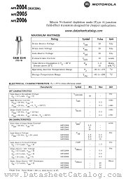 MFE2006 datasheet pdf Motorola