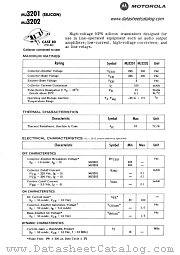 MJ3202 datasheet pdf Motorola