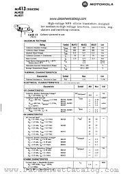 MJ431 datasheet pdf Motorola
