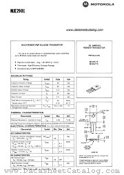 MJE2901 datasheet pdf Motorola