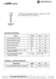 MPS6542 datasheet pdf Motorola