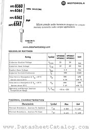 MPS6563 datasheet pdf Motorola