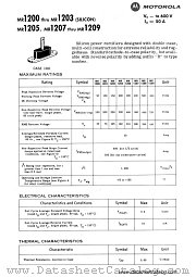 MR1203 datasheet pdf Motorola