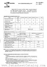 MRA131 datasheet pdf Motorola