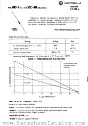 MZ500-15 datasheet pdf Motorola