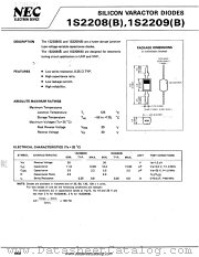 1S2209(B) datasheet pdf NEC