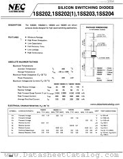 1SS202(1) datasheet pdf NEC