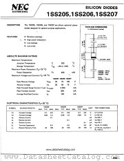 1SS205 datasheet pdf NEC