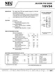 1SV34 datasheet pdf NEC