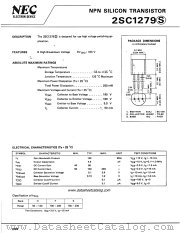 2SC1279S datasheet pdf NEC