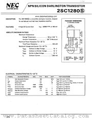 2SC1280S datasheet pdf NEC