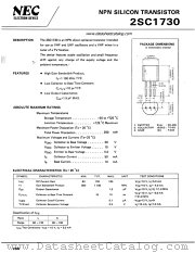 2SC1730 datasheet pdf NEC