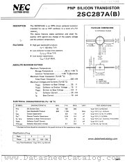 2SC287A(B) datasheet pdf NEC