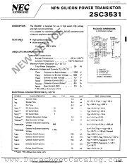 2SC3531 datasheet pdf NEC