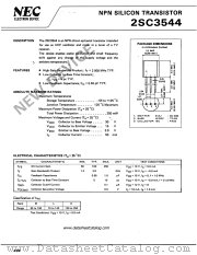 2SC3544 datasheet pdf NEC