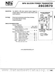 2SC3573 datasheet pdf NEC