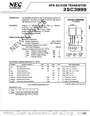 2SC3999 datasheet pdf NEC