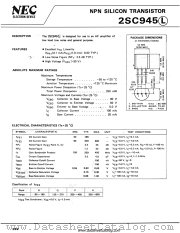 2SC945L datasheet pdf NEC