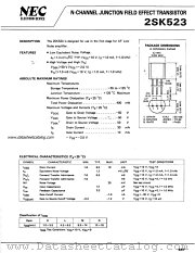 2SK523 datasheet pdf NEC