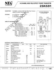 2SK591 datasheet pdf NEC