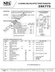 2SK773 datasheet pdf NEC