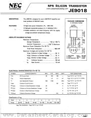 JE9018 datasheet pdf NEC