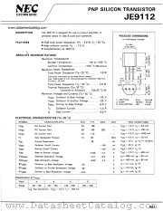 JE9112 datasheet pdf NEC