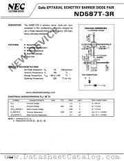 ND587T-3R datasheet pdf NEC