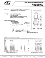 NT2907A datasheet pdf NEC
