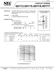 SD117 datasheet pdf NEC
