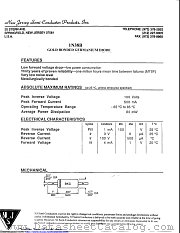 1N38B datasheet pdf New Jersey Semiconductor