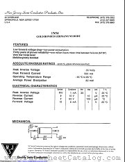 1N54 datasheet pdf New Jersey Semiconductor