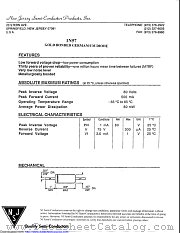 1N57 datasheet pdf New Jersey Semiconductor