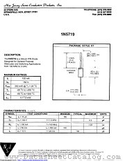 1N5719 datasheet pdf New Jersey Semiconductor