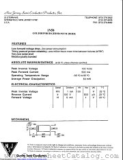 1N58 datasheet pdf New Jersey Semiconductor