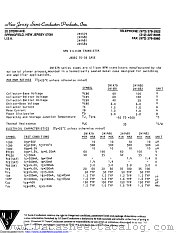 2N1482/S datasheet pdf New Jersey Semiconductor