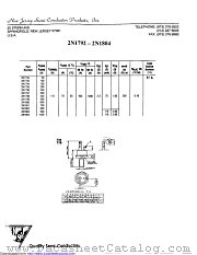 2N1792 datasheet pdf New Jersey Semiconductor
