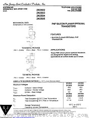 2N3502SP datasheet pdf New Jersey Semiconductor