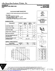 2N3716M datasheet pdf New Jersey Semiconductor