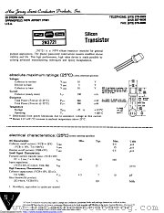 2N3721 datasheet pdf New Jersey Semiconductor
