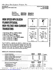2N3724A datasheet pdf New Jersey Semiconductor