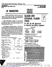 2N3933 datasheet pdf New Jersey Semiconductor