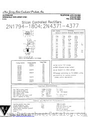 2N4371 datasheet pdf New Jersey Semiconductor