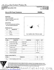 2N4864 datasheet pdf New Jersey Semiconductor