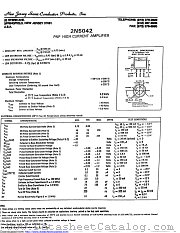 2N5042 datasheet pdf New Jersey Semiconductor