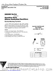 2N5061S datasheet pdf New Jersey Semiconductor