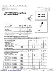 2N5487 datasheet pdf New Jersey Semiconductor